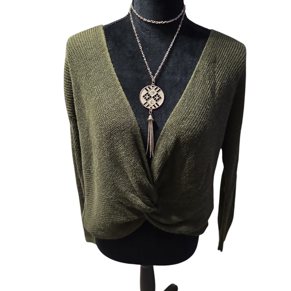 a.n.a Twist Knot Cardigan Size Medium